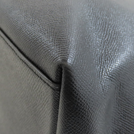 COACH Tote Bag F79608 leather black Gallery Tote Women Used Authentic