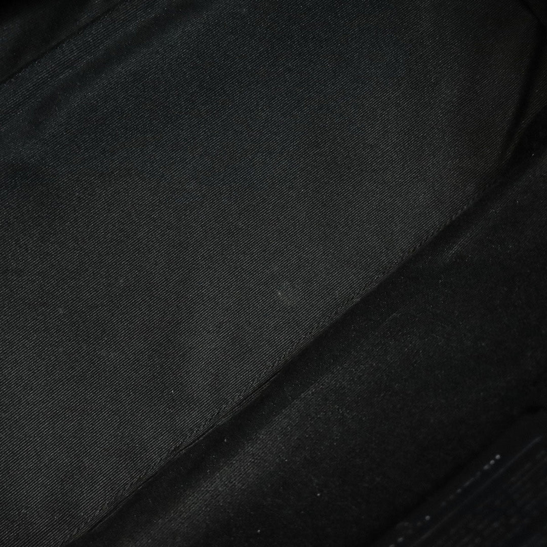 COACH Tote Bag F79608 leather black Gallery Tote Women Used Authentic