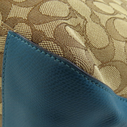 COACH Tote Bag F55364 leather Brown Signature