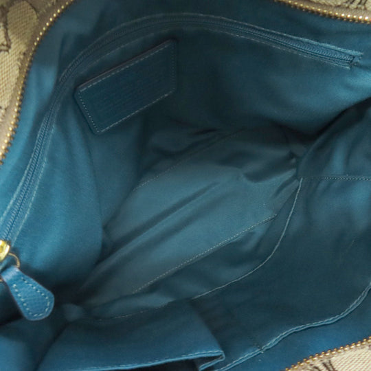 COACH Tote Bag F55364 leather Brown Signature