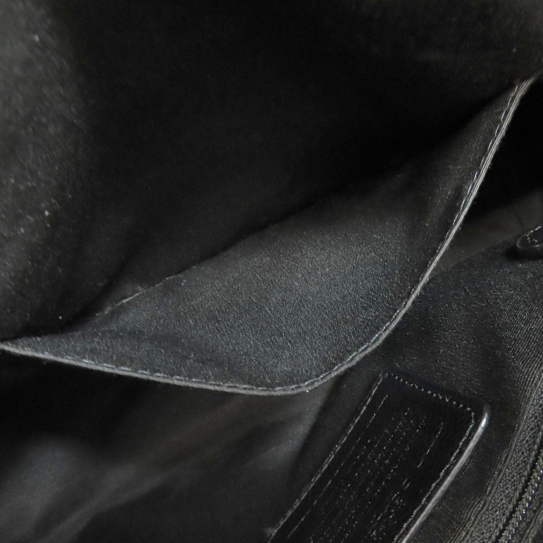 COACH Handbag F34084 PVC Brown Signature 2WAY Women Used Authentic