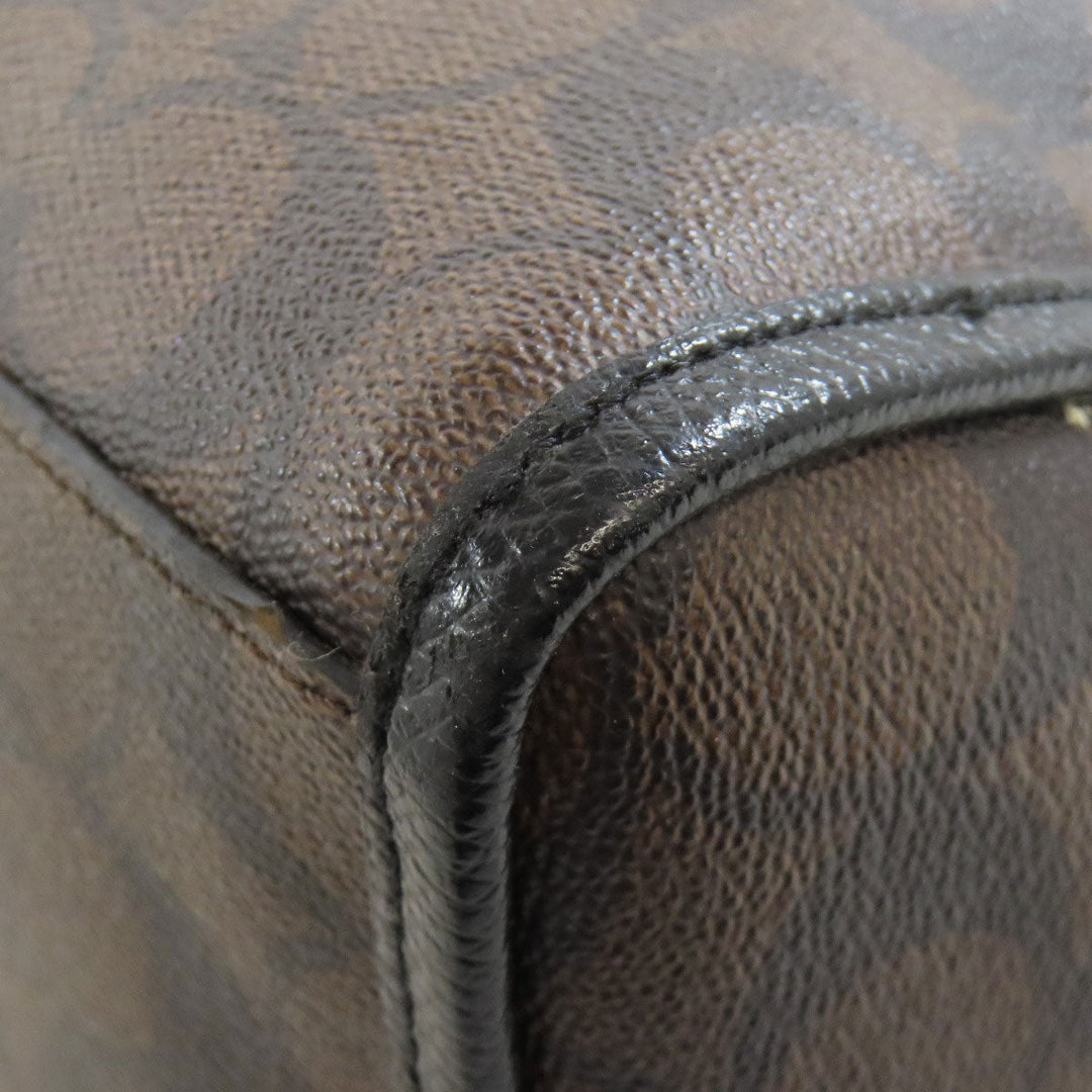 COACH Handbag F34084 PVC Brown Signature 2WAY Women Used Authentic