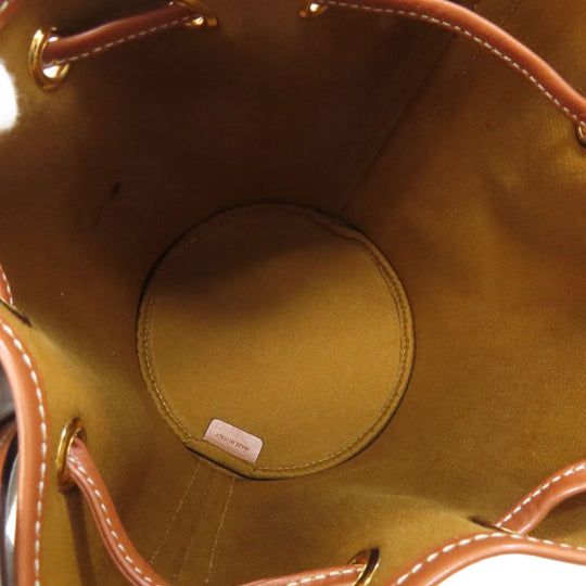 CELINE Shoulder Bag PVC Brown Long Shoulder Macadam Women Used Authentic