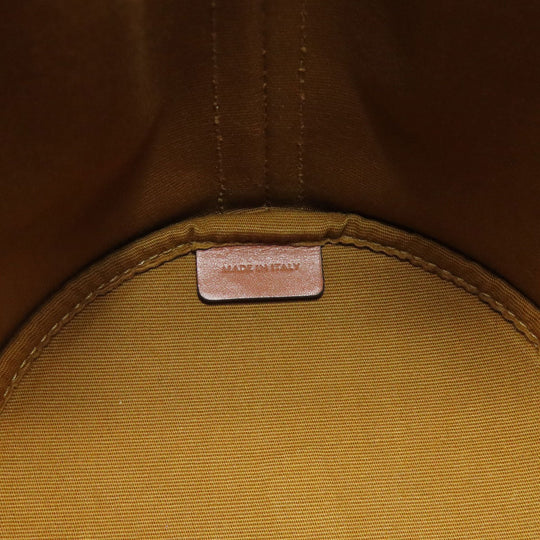 CELINE Shoulder Bag PVC Brown Long Shoulder Macadam Women Used Authentic