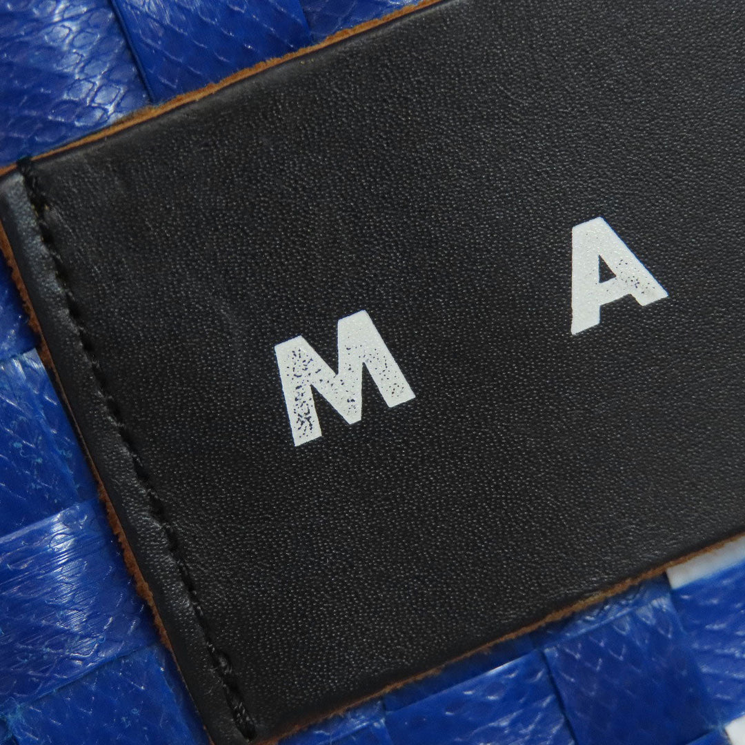 MARNI Handbag polypropylene blue Basket bag