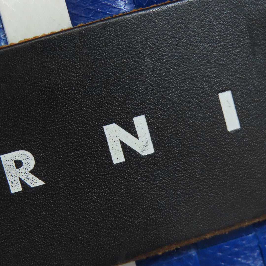 MARNI Handbag polypropylene blue Basket bag