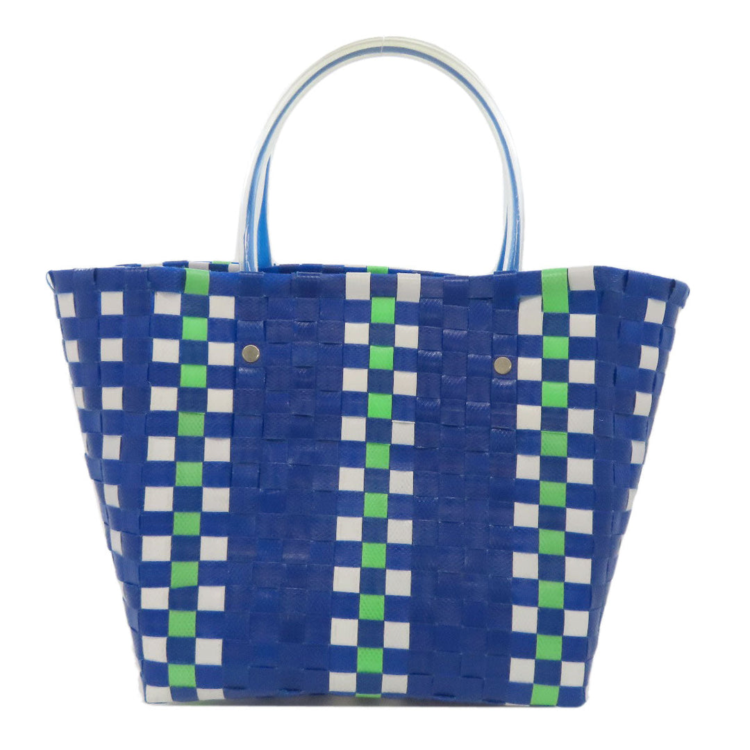 MARNI Handbag polypropylene blue Basket bag