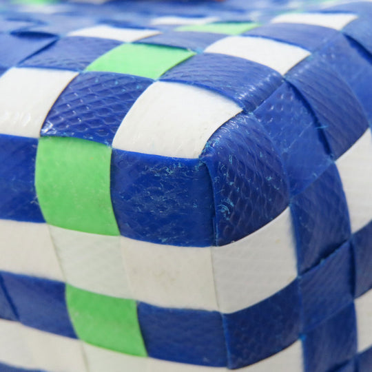 MARNI Handbag polypropylene blue Basket bag