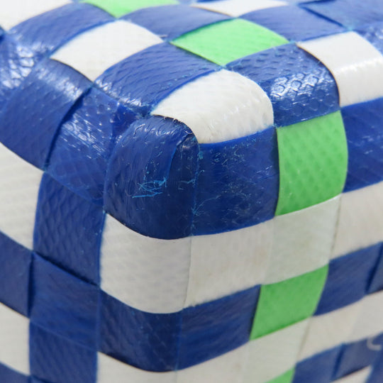 MARNI Handbag polypropylene blue Basket bag