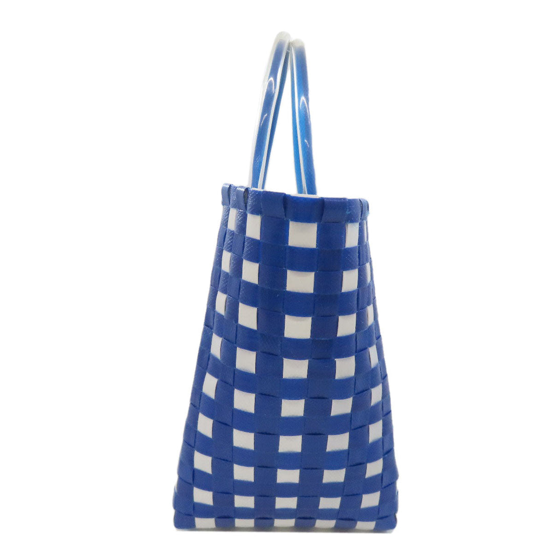 MARNI Handbag polypropylene blue Basket bag