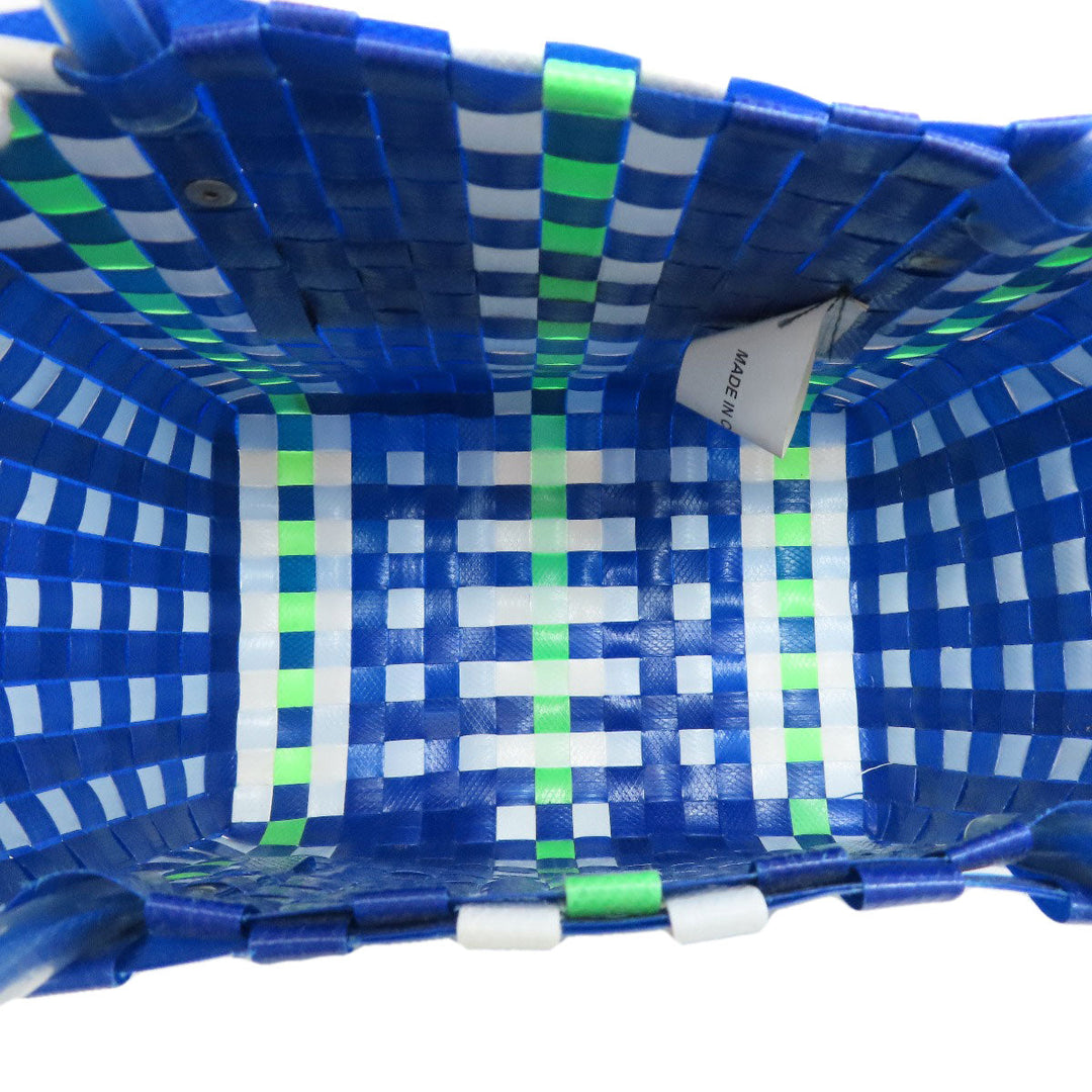 MARNI Handbag polypropylene blue Basket bag