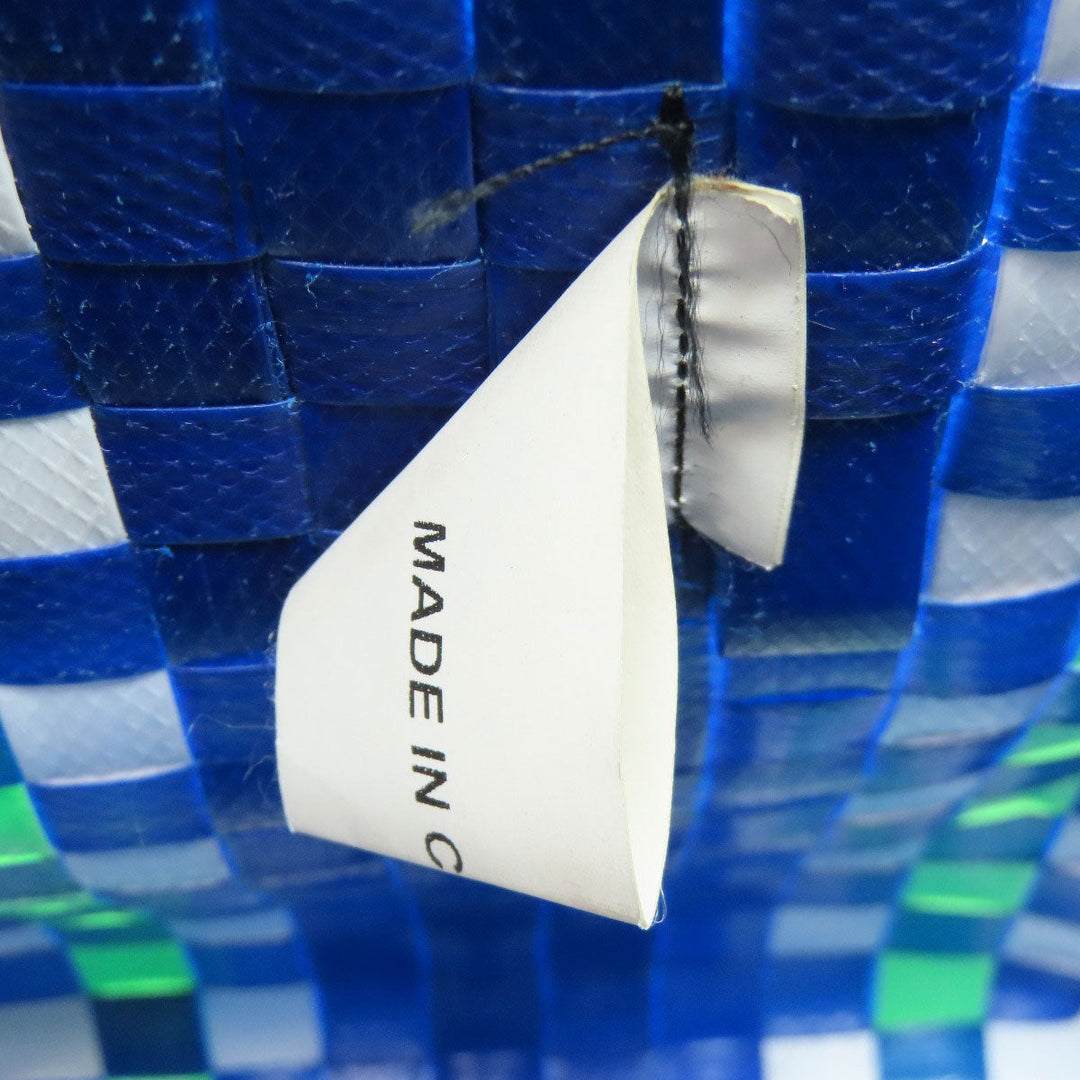 MARNI Handbag polypropylene blue Basket bag