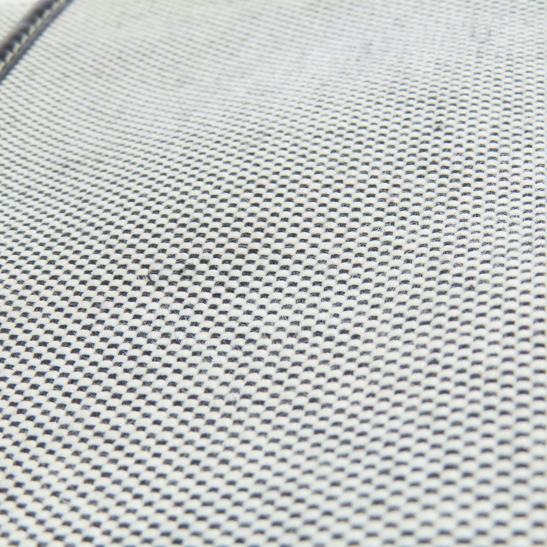 BURBERRY Shoulder Bag canvas gray logo Women Used Authentic