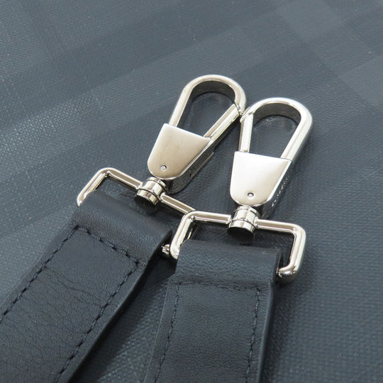 BURBERRY Handbag PVC black Logo graphic 2WAY