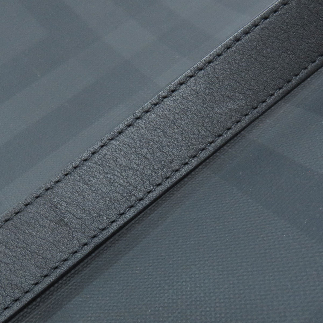 BURBERRY Handbag PVC black Logo graphic 2WAY