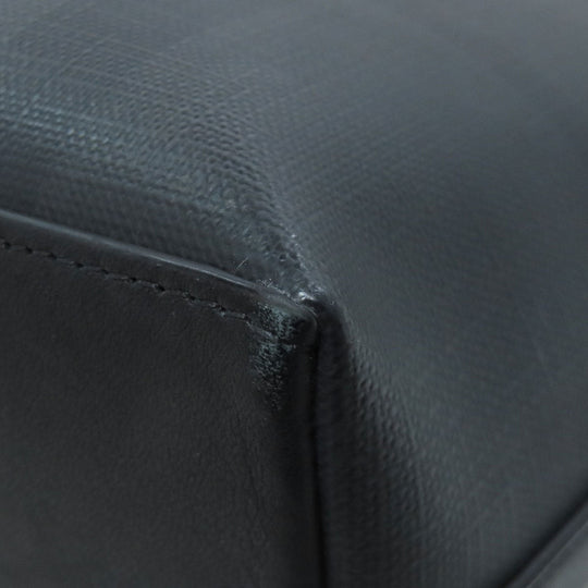 BURBERRY Handbag PVC black Logo graphic 2WAY