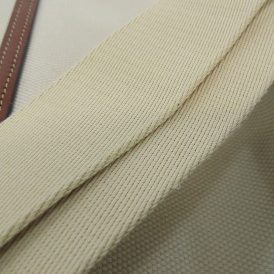 BURBERRY Shoulder Bag canvas beige logo