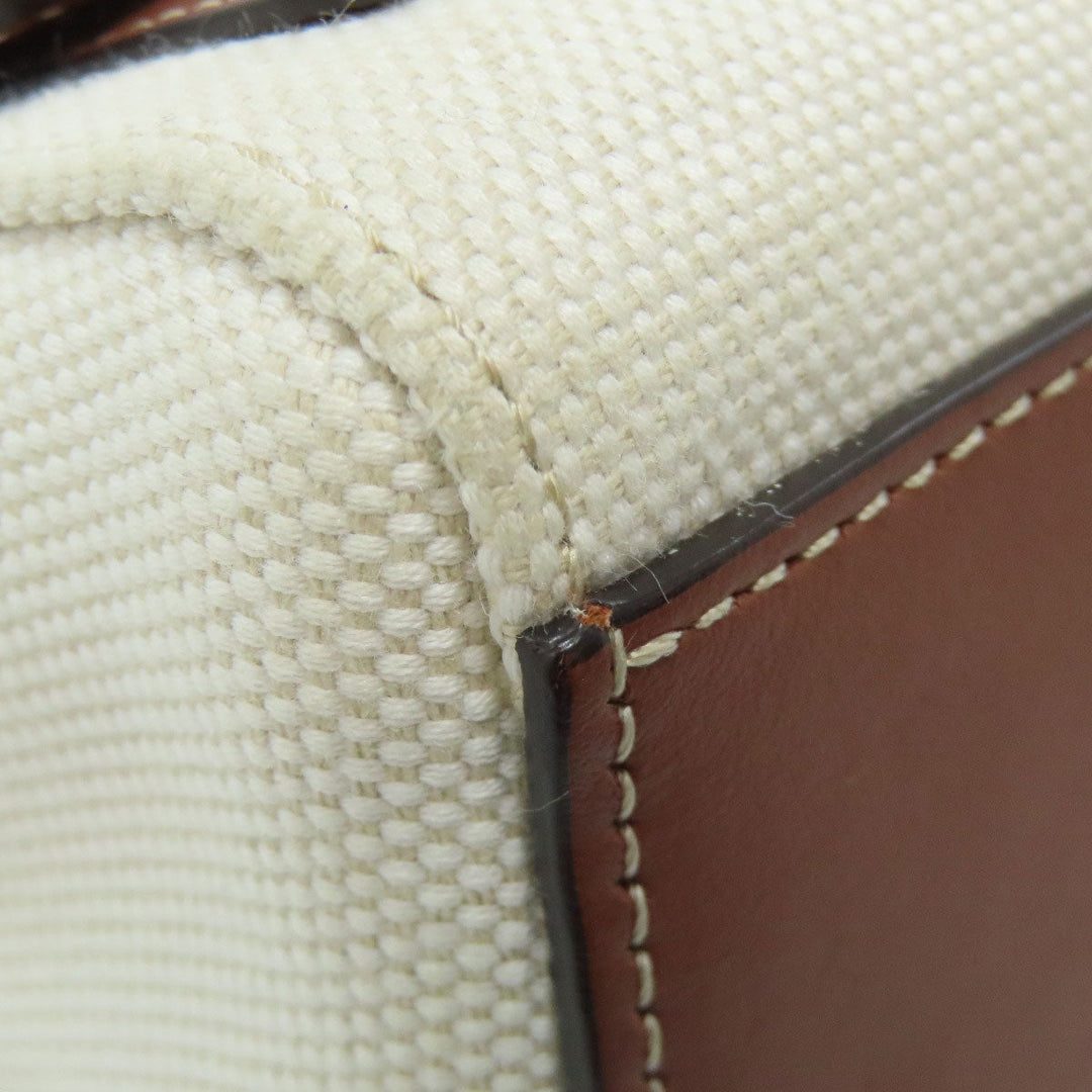 BURBERRY Shoulder Bag canvas beige logo