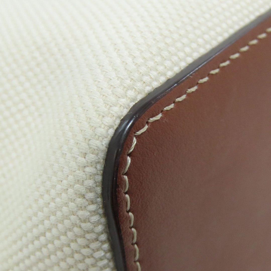 BURBERRY Shoulder Bag canvas beige logo