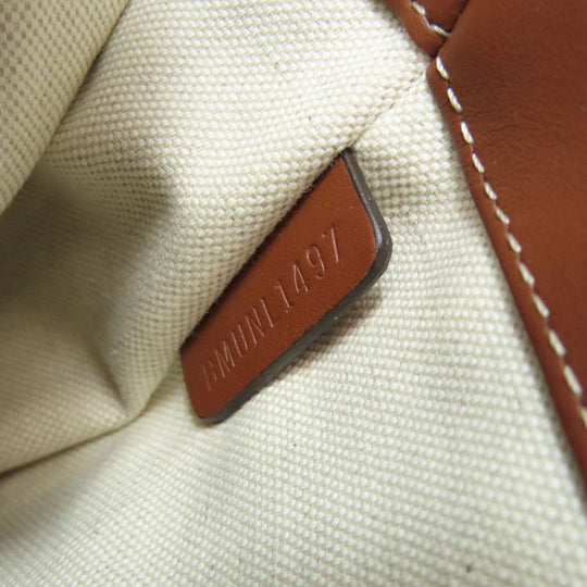 BURBERRY Shoulder Bag canvas beige logo