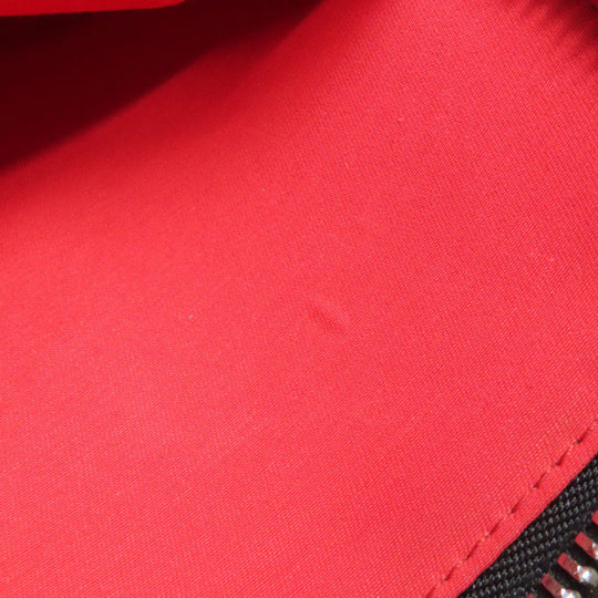 BURBERRY Backpack Nylon Brown Graffiti Women Used Authentic