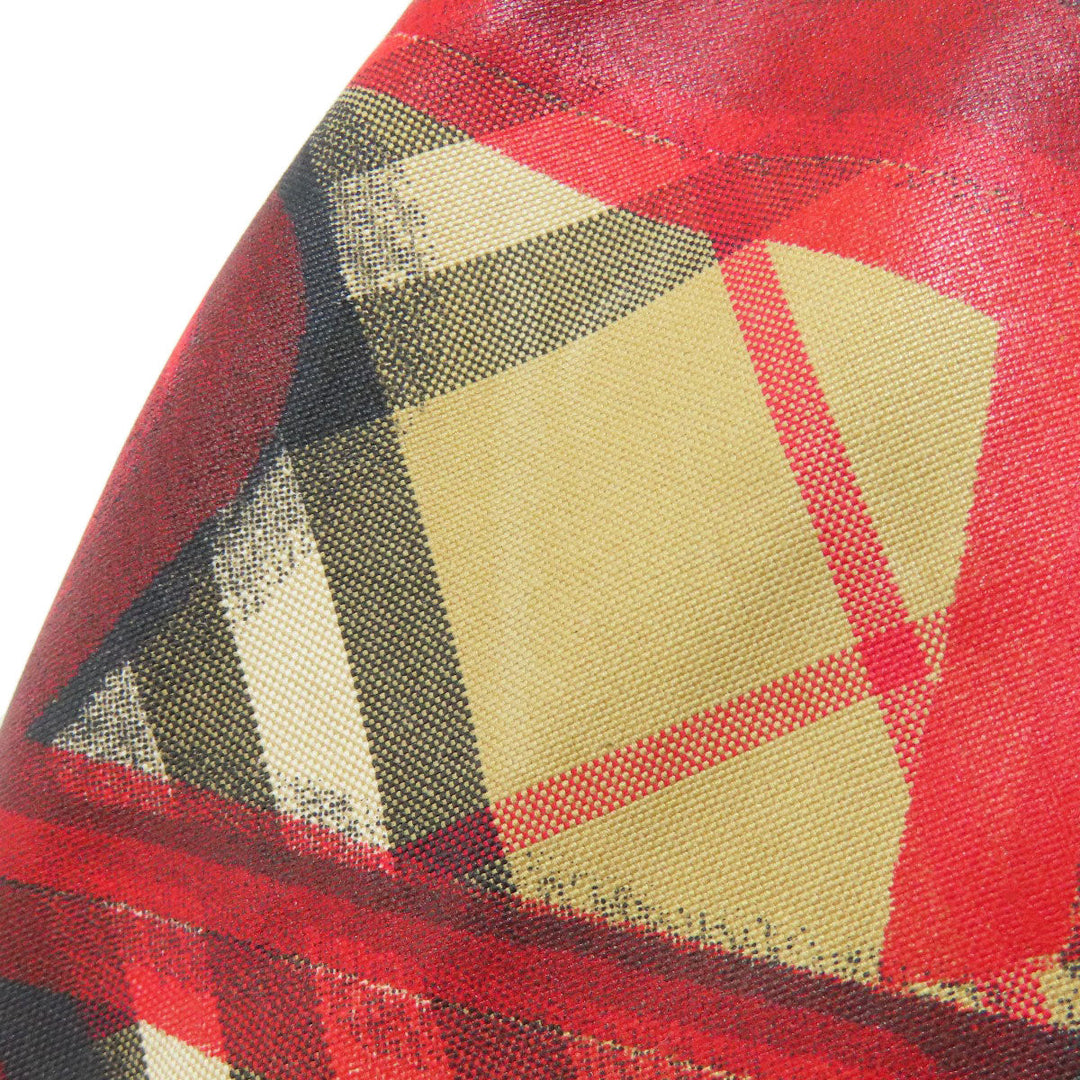 BURBERRY Backpack Nylon Brown Graffiti Women Used Authentic