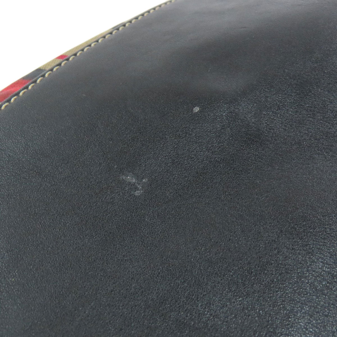 BURBERRY Backpack Nylon Brown Graffiti Women Used Authentic