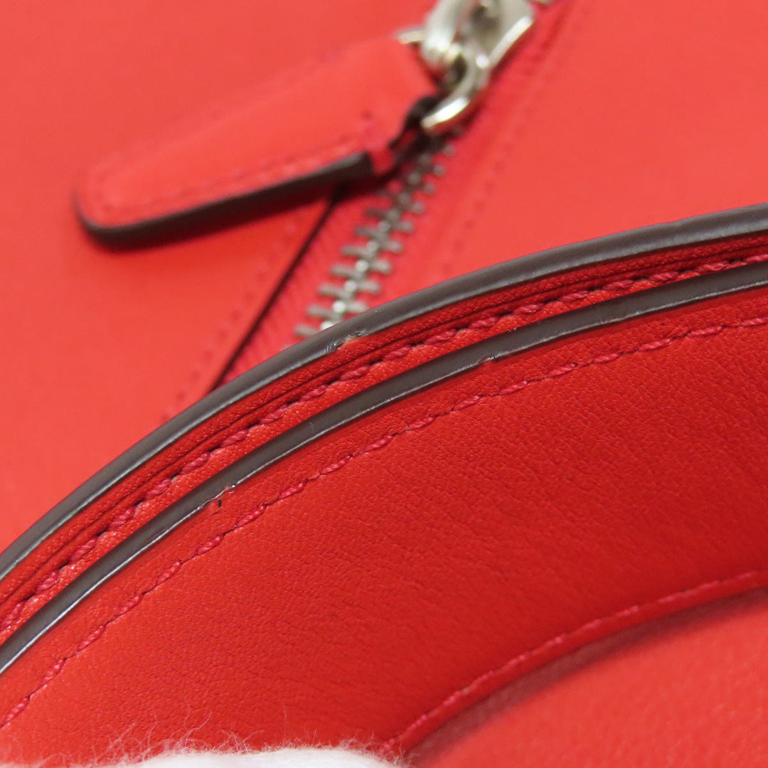 COACH Shoulder Bag 19889 leather Orange Legacy Women Used Authentic