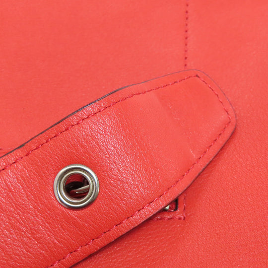 COACH Shoulder Bag 19889 leather Orange Legacy Women Used Authentic