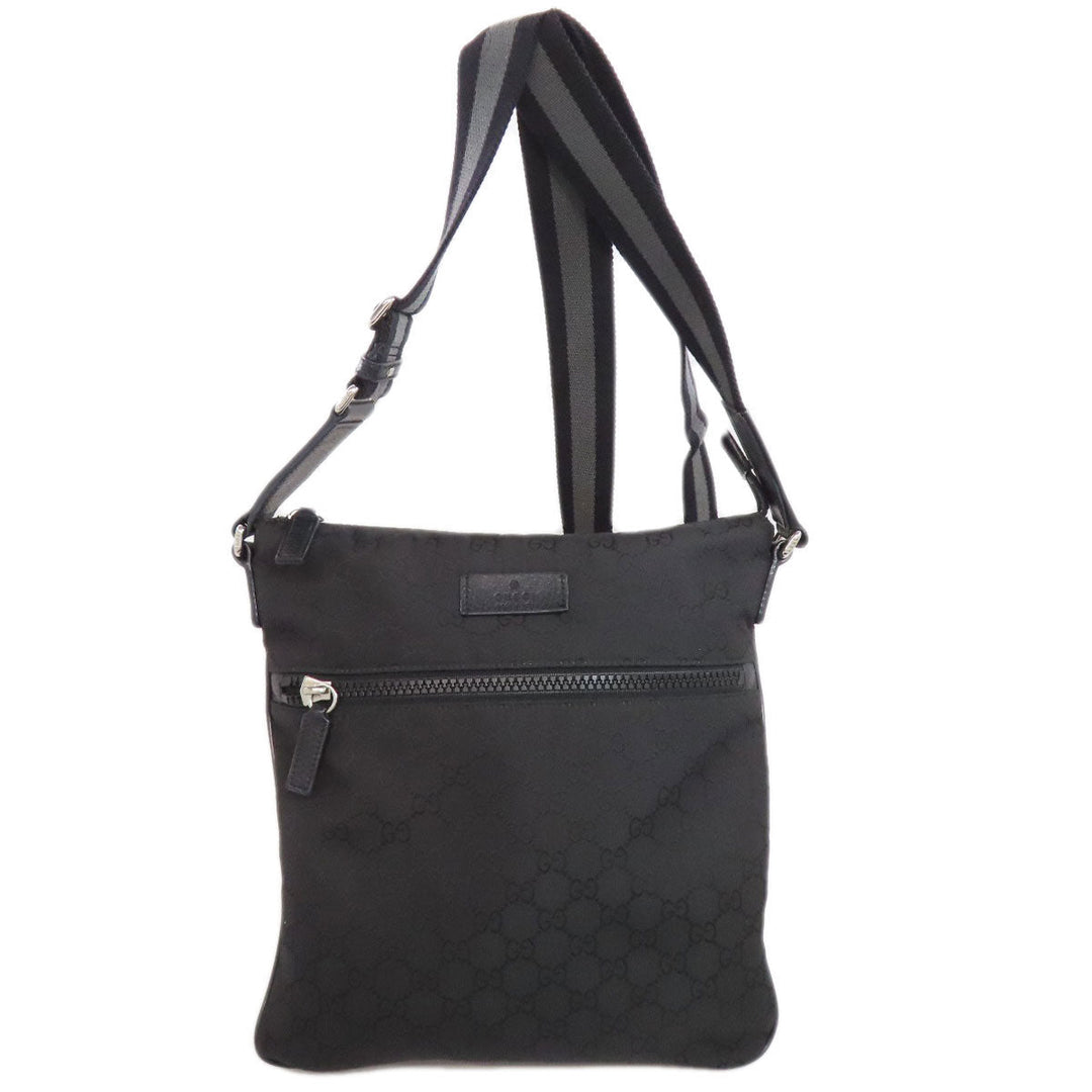 GUCCI Shoulder Bag 509639 Nylon black GG