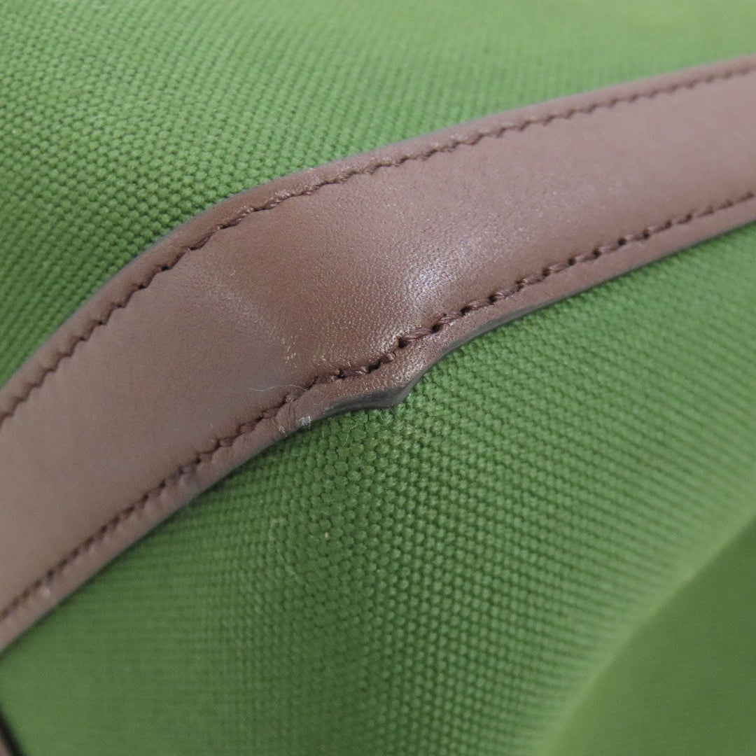VALENTINO Handbag canvas green logo