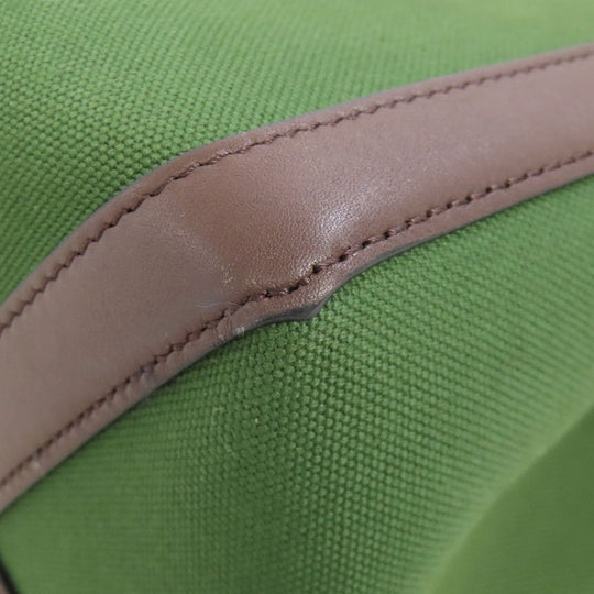 VALENTINO Handbag canvas green logo