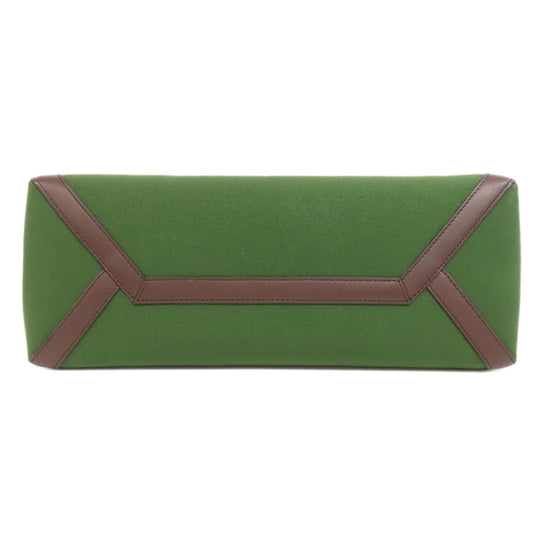 VALENTINO Handbag canvas green logo