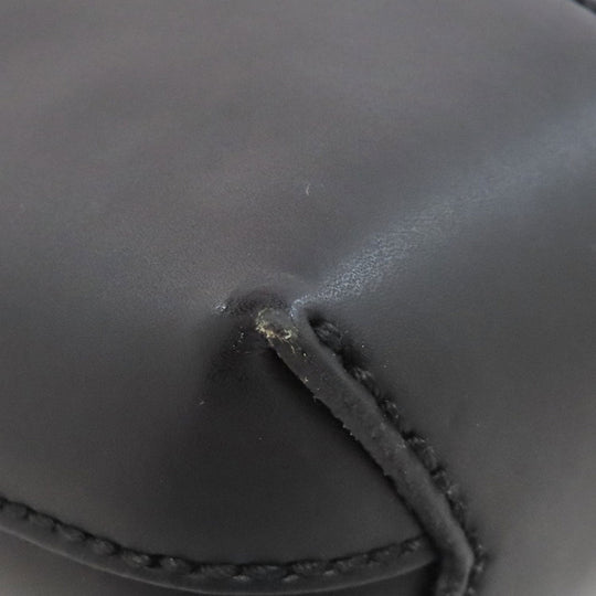 GUCCI Shoulder Bag 474139 PVC black GG Shelly line Women Used Authentic