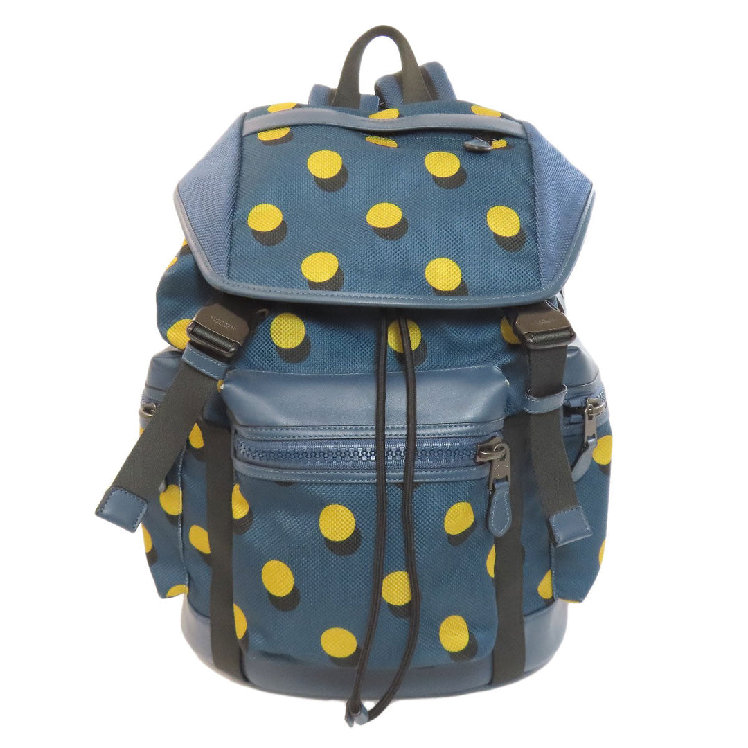 COACH Backpack F22360 Nylon blue Optical Dot