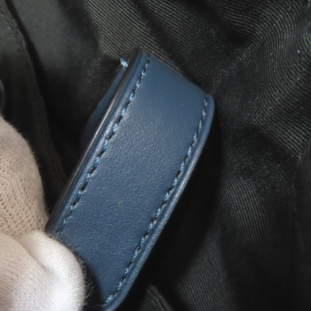 COACH Backpack F22360 Nylon blue Optical Dot