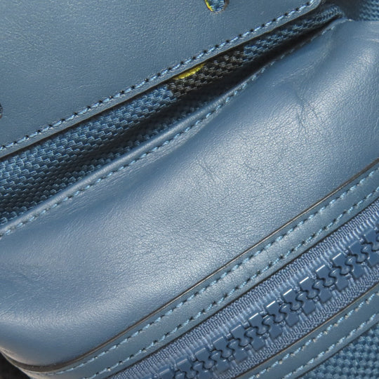 COACH Backpack F22360 Nylon blue Optical Dot