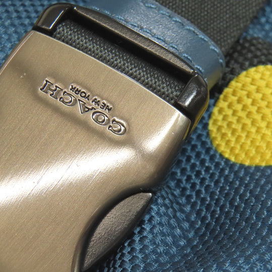 COACH Backpack F22360 Nylon blue Optical Dot