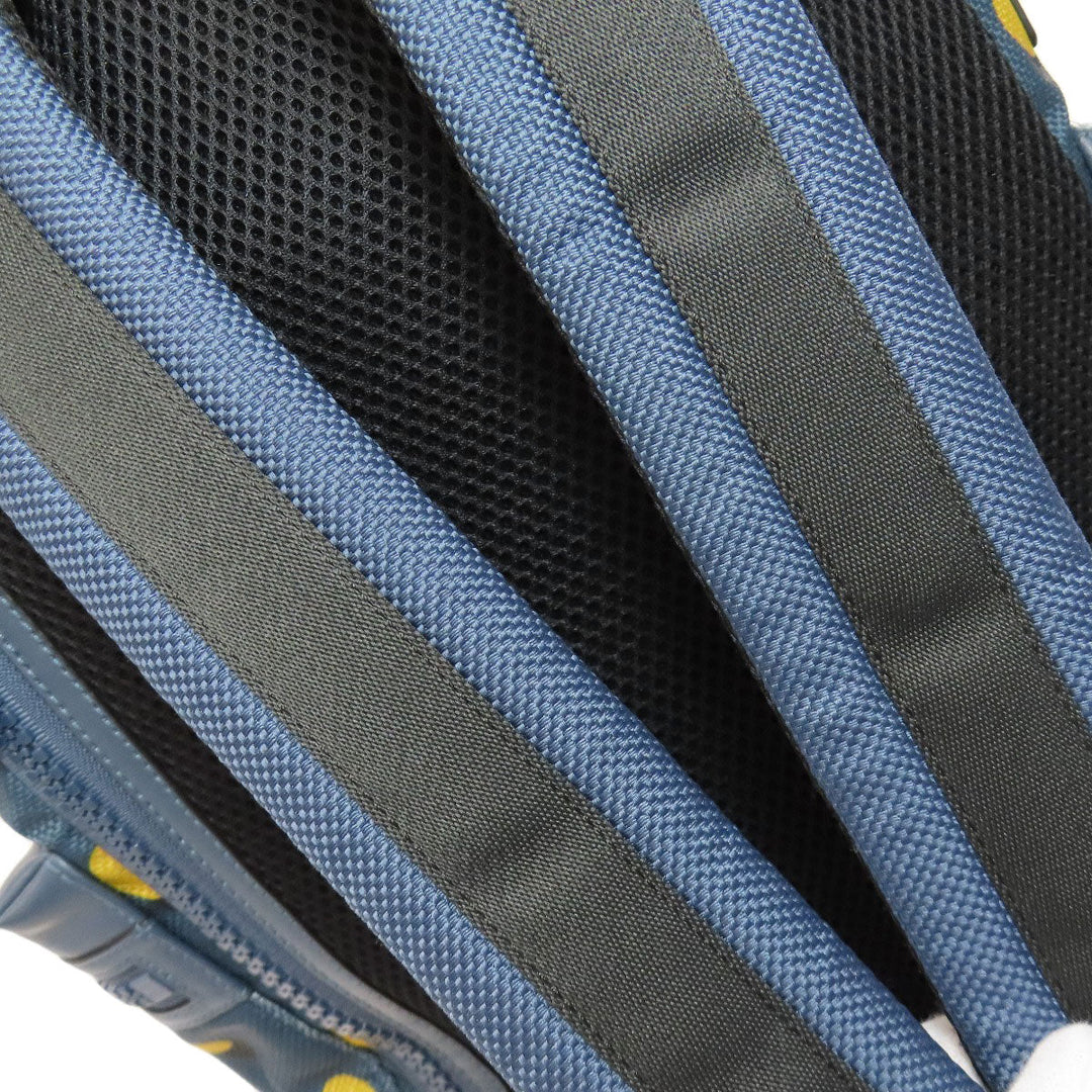 COACH Backpack F22360 Nylon blue Optical Dot