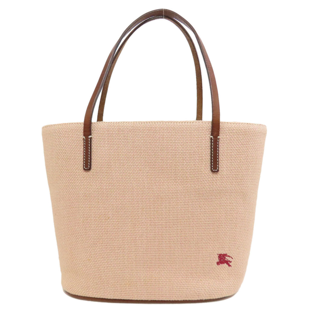 BURBERRY Handbag canvas pink Blue label