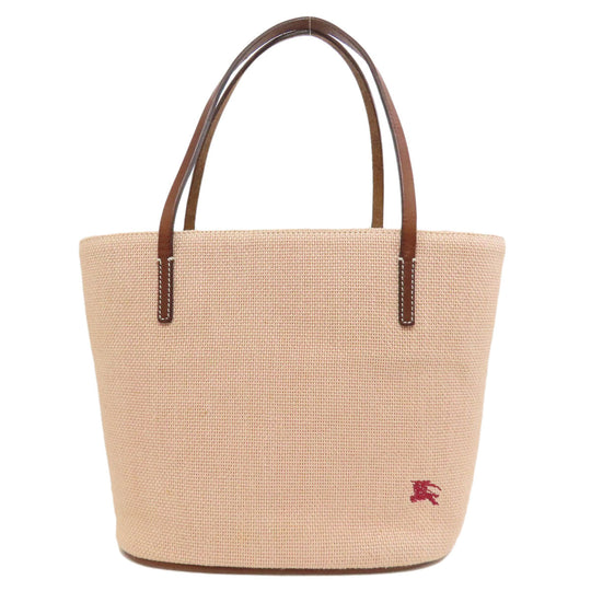 BURBERRY Handbag canvas pink Blue label