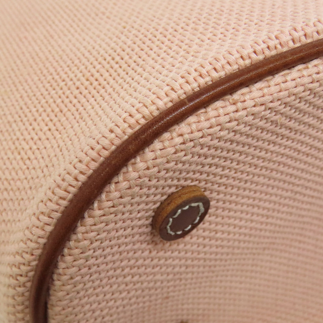 BURBERRY Handbag canvas pink Blue label