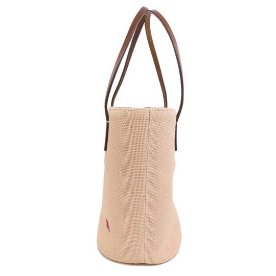 BURBERRY Handbag canvas pink Blue label