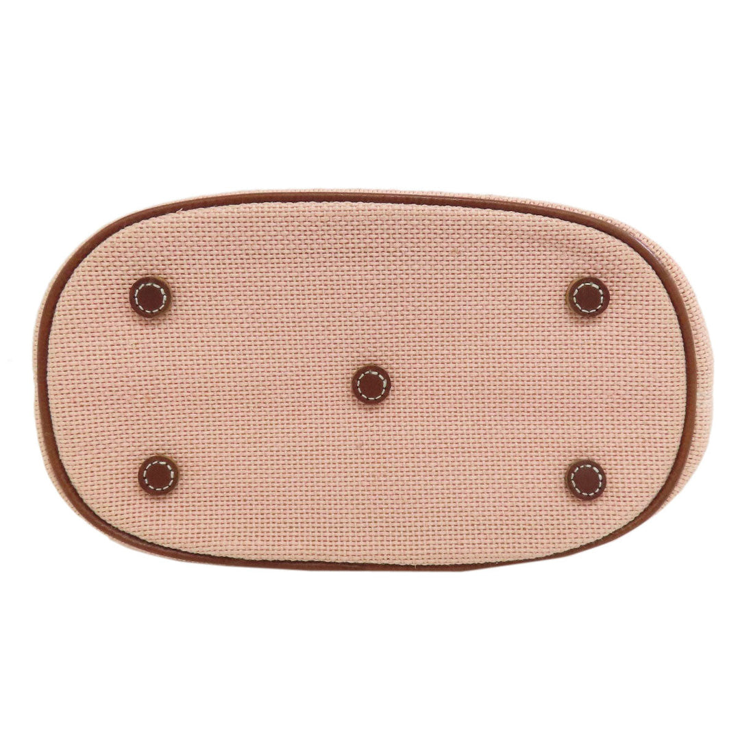 BURBERRY Handbag canvas pink Blue label