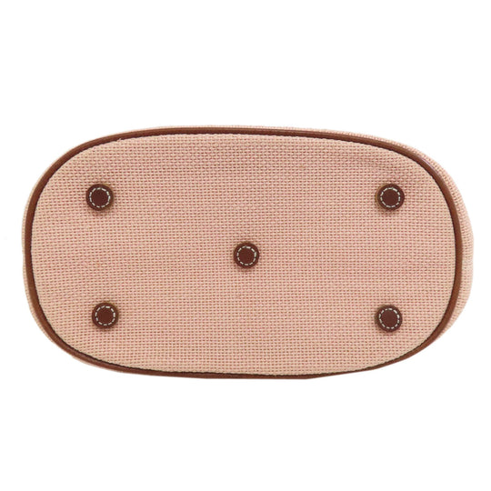 BURBERRY Handbag canvas pink Blue label