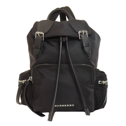 BURBERRY Backpack Nylon black logo