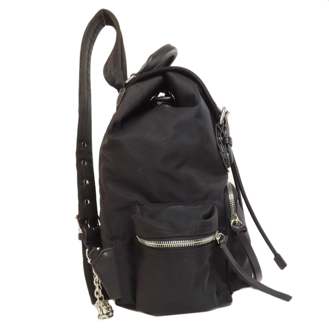 BURBERRY Backpack Nylon black logo