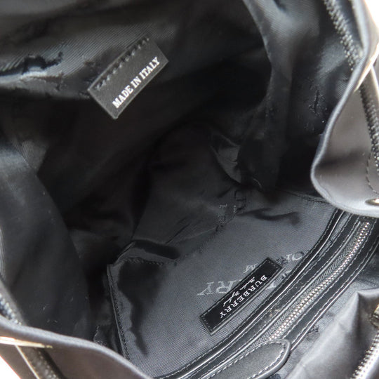 BURBERRY Backpack Nylon black logo