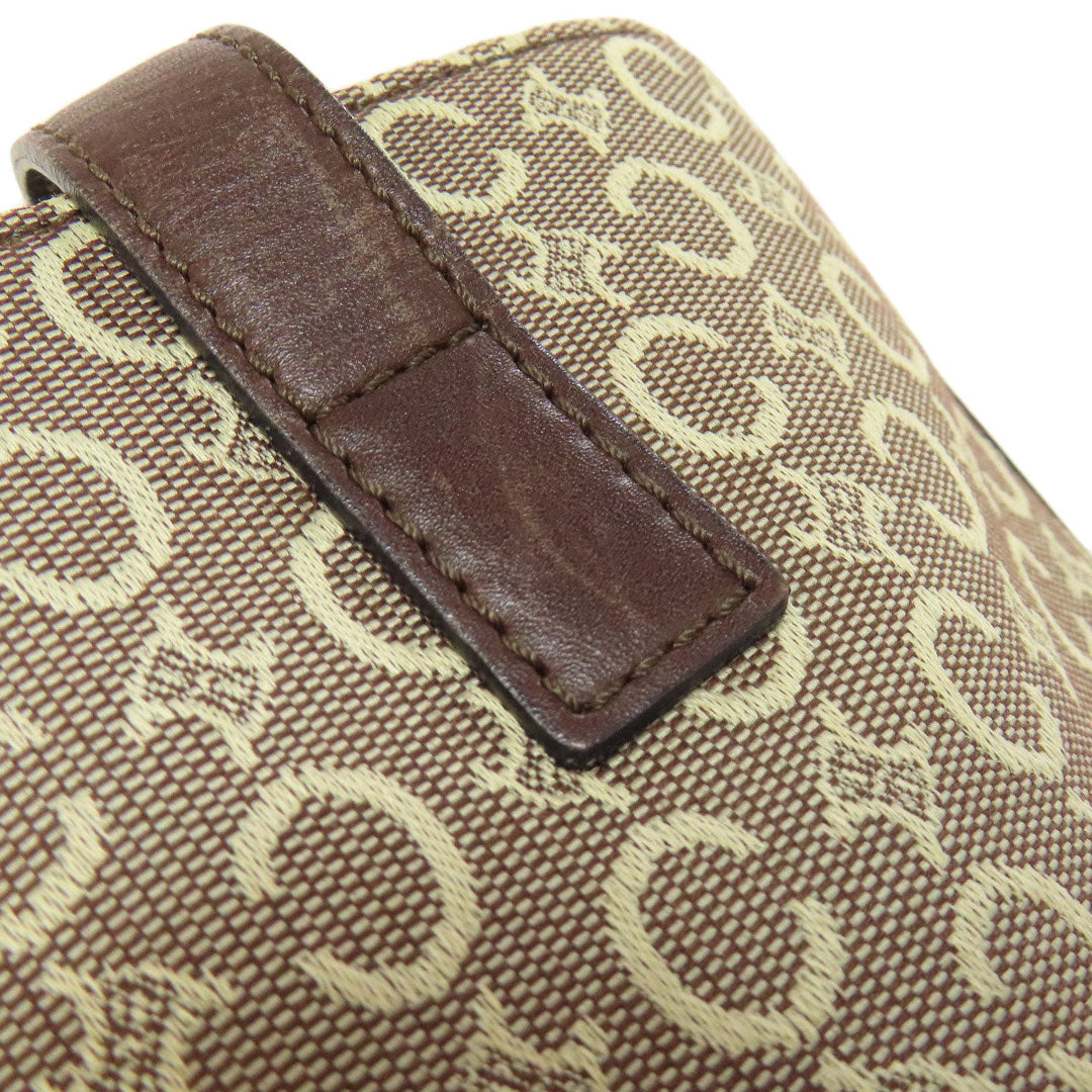 CELINE Tote Bag canvas Brown C Macadam Women Used Authentic