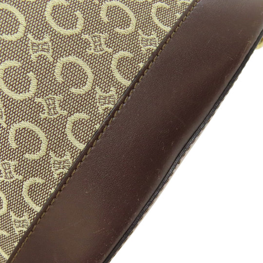 CELINE Tote Bag canvas Brown C Macadam Women Used Authentic